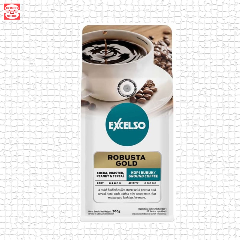 

Excelso Kopi Robusta Gold 1 Pack 200 gr