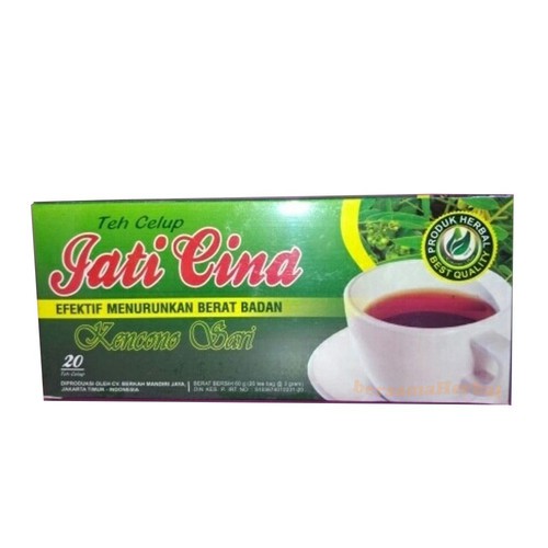 

HIKMAH TEH JATI CINA CELUP ISI 20 KANTONG - TEH HERBAL CELUP PELANGSING ALAMI MENGATASI OBESITAS