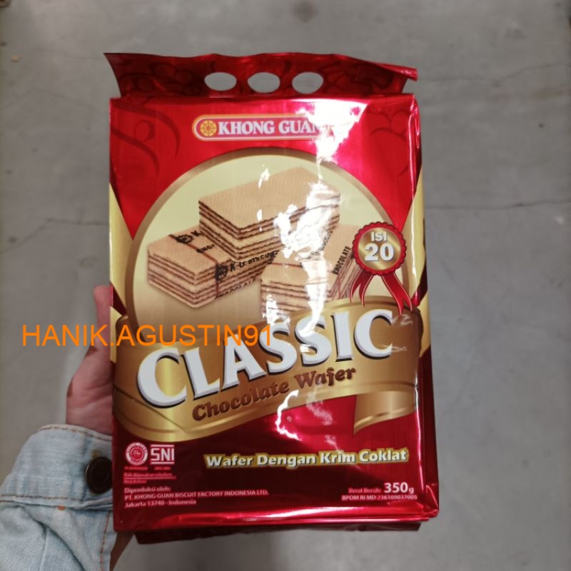 

Khong Guan Classic Wafer Chocolate 350 gr