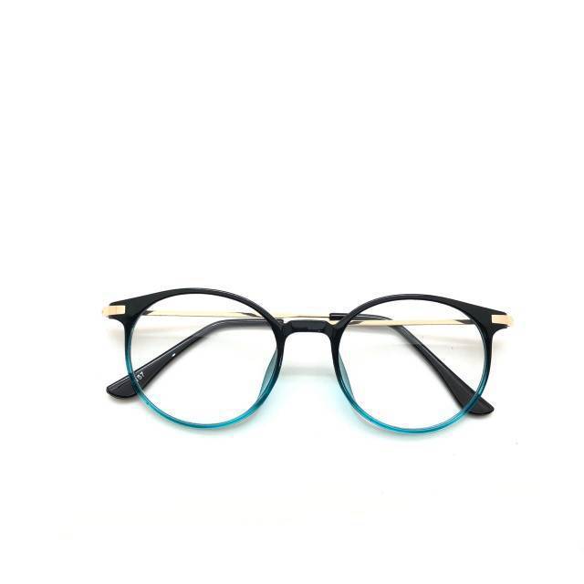 Frame Kacamata Bulat, Kaca mata Wanita, Kacamata Vintage, Kaca mata Trendy, Kacamata Elegant 8167