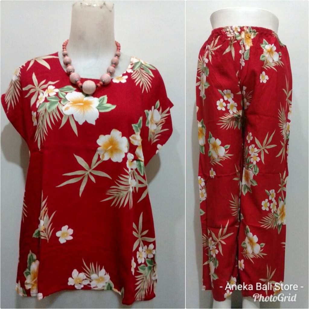 CELANA PANJANG JEANS BAWAHAN PRIA WANITA NEW / Setelan TOP celana panjang bali U-XL | babydoll