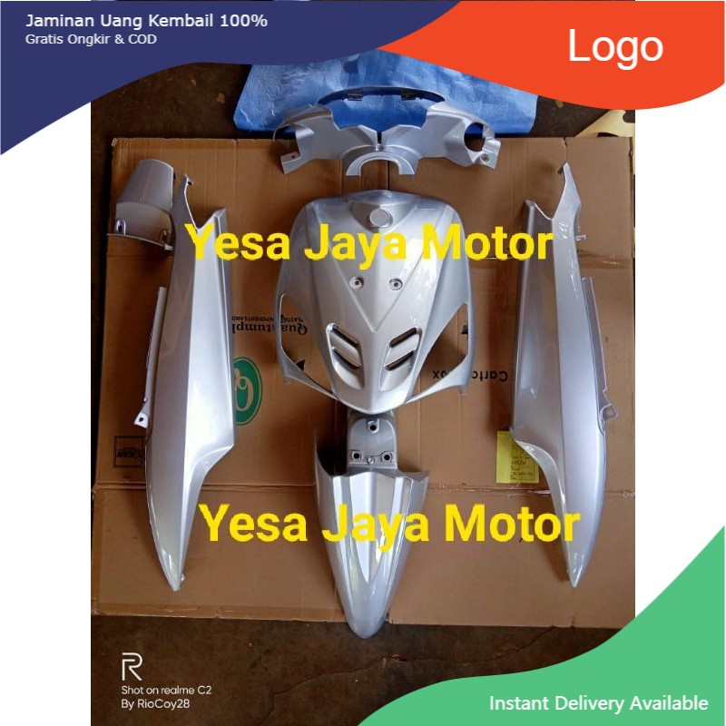 Body Alus Mio sporty warna Silver