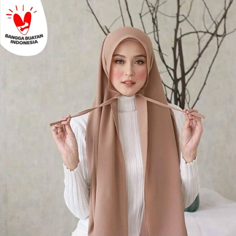 PREMIUM JILBAB PASHMINA TALI DIAMOND ITALIANO HIJAB INSTAN PASHMINA SABYAN