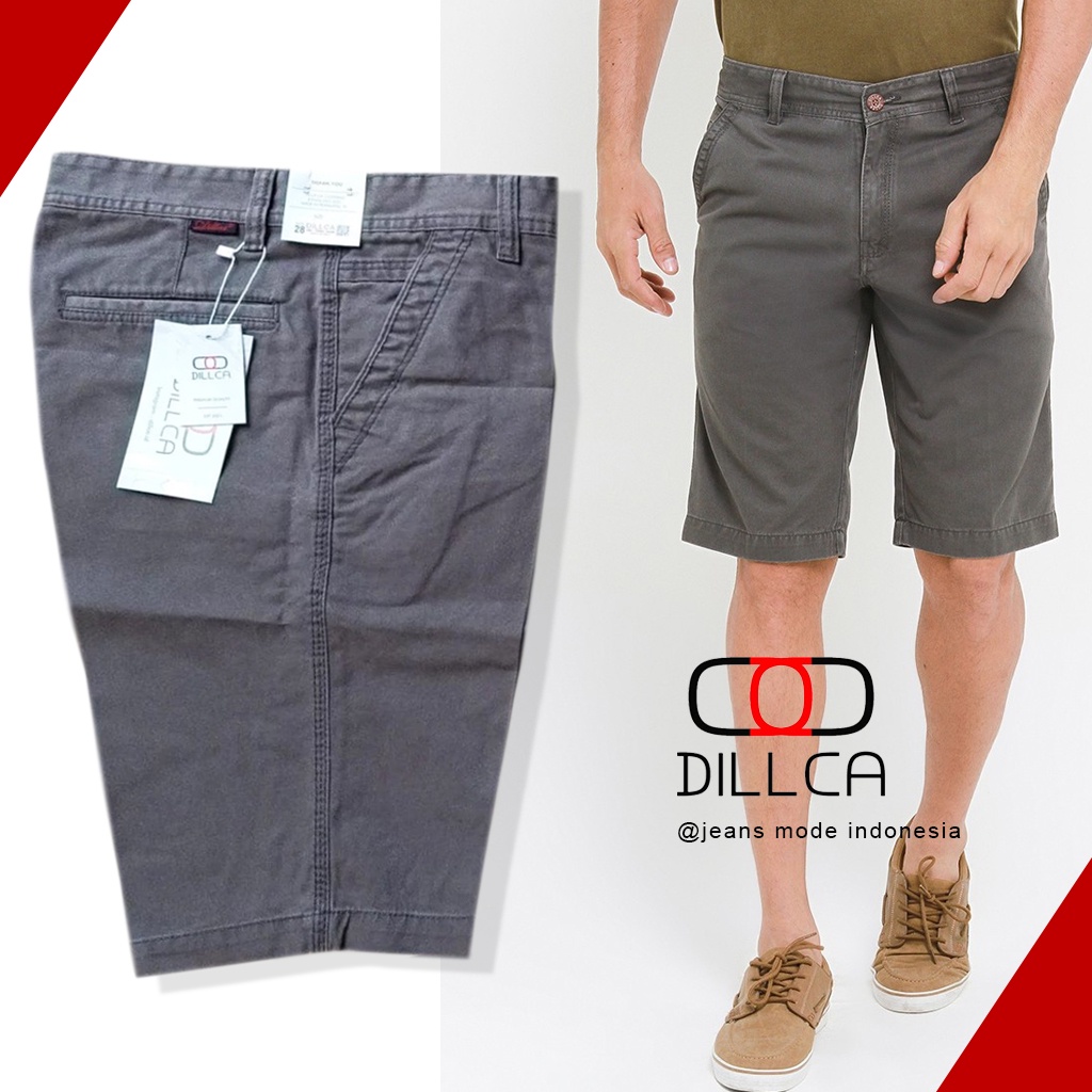 Promo Chinos pendek Original kanvas Pria Dilca terbaru emdere Kualitas PREMIUM