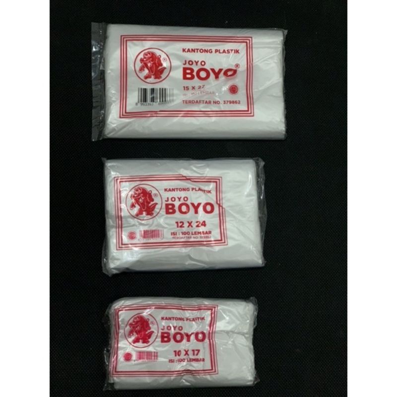 PLASTIK HD JOYO BOYO murah 10x17 (1/4 kg) 12x24 (1/2 kg) 15x27 (1 kg)