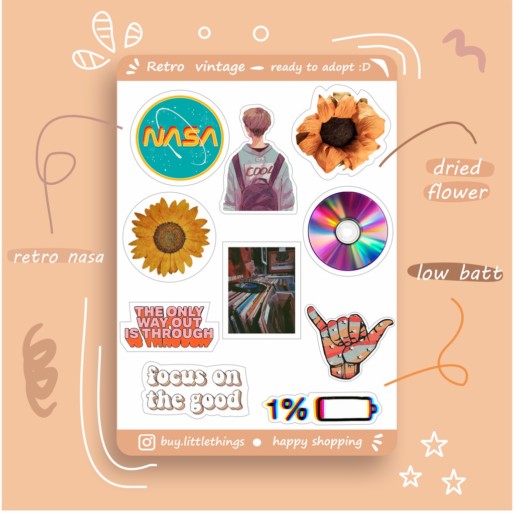 

Stickers / Retro Vintage stickers