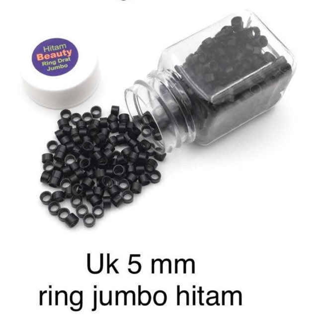 ring extention drat jumbo besar merk beauty(hitam)