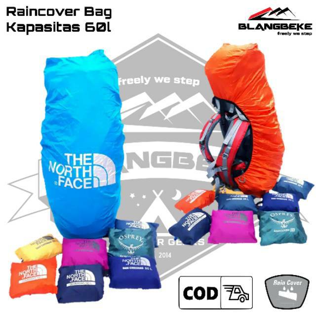 Rain Cover / Cover Bag Tas Gunung 60L