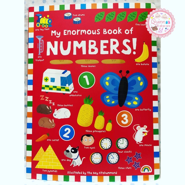 Buku Anak Import BBW My Enormous Book of Numbers Kids Activity Book