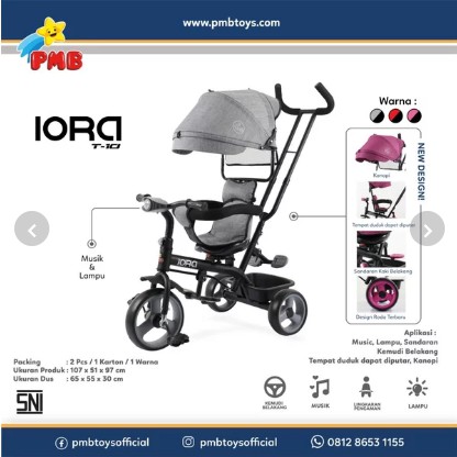 Sepeda Anak Roda Tiga IORA T10 Tricycle IORA T10