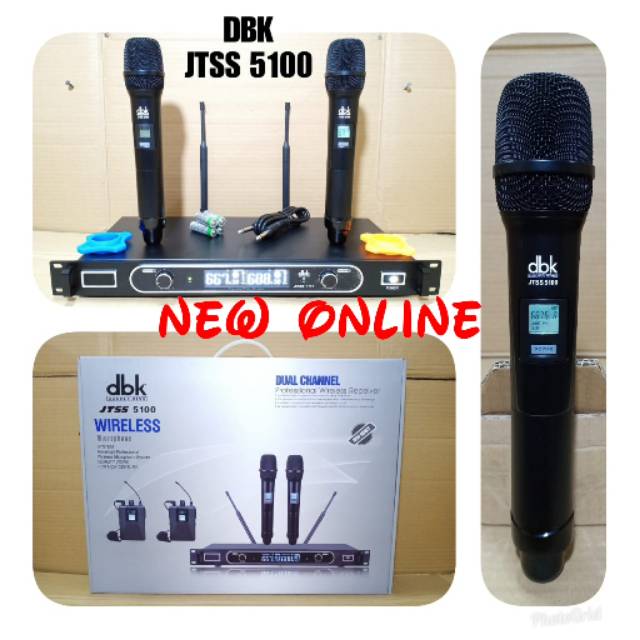 Mic wireless DBX JTSS 5100 2bh mic pegang