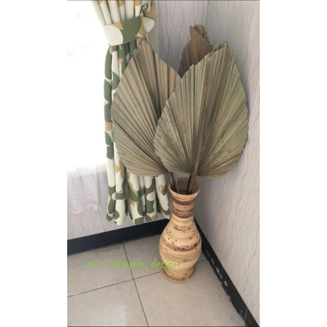 Daun Palem / Daun Palem Kering / Bahan Dekorasi