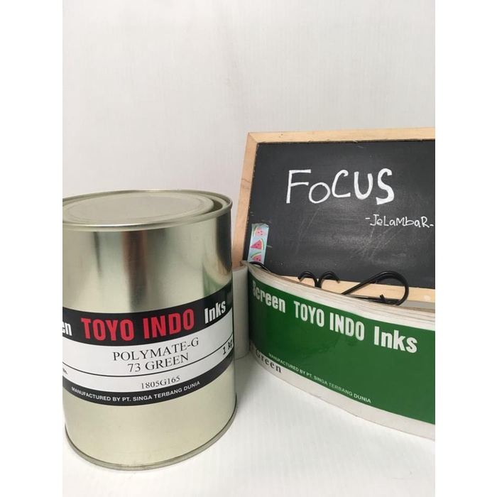 Dallas / Toyo Polymate G 73 Green. Toyo Hijau. Cat Sablon Plastik Berkualitas