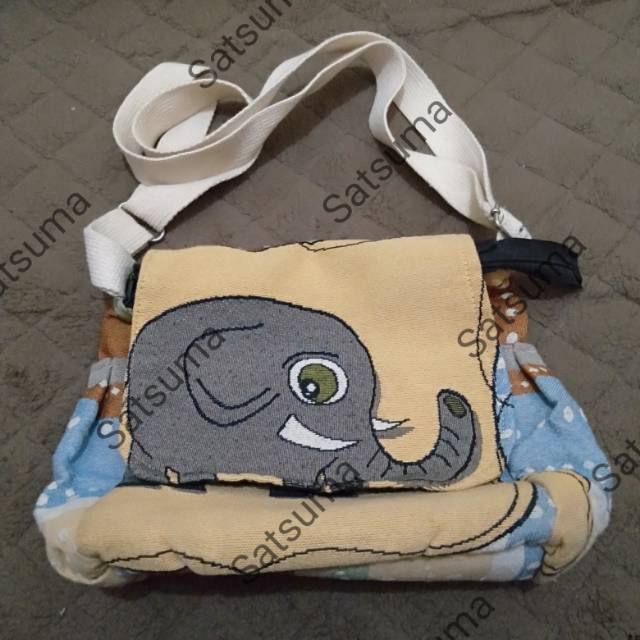 tas gambar gajah made in Thailand