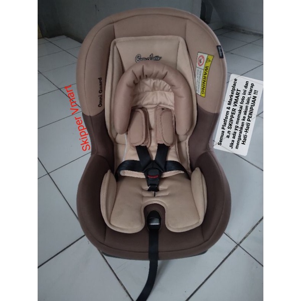 (HARGA NETT) Carseat Car Seat Cocolatte Omniguard Coklat Preloved