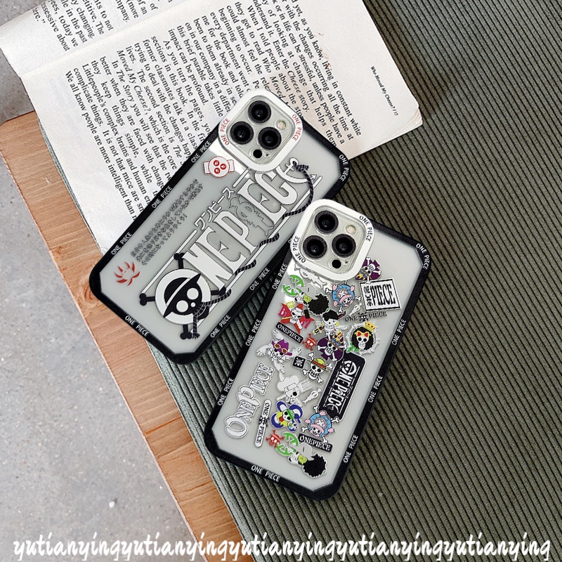 Casing Oppo A17 A15 A16 A95 A57 2022 A17K A1k A76 A3S A55 A74 A7 A52 Reno8 7z 7 5 4Lite 45f 6 A12E A96 A52 A12 A54 A16K A31 A92 A92 Kartun Lucu One Piece Shockproof Lembut Sarung Cover Sarung