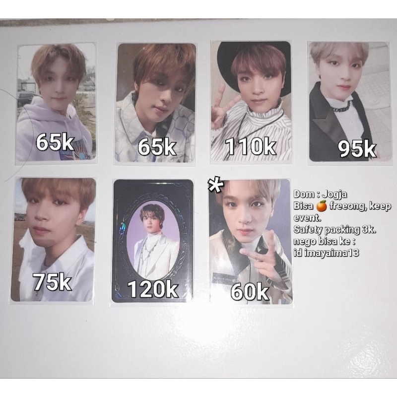 Haechan yearbook, Haechan we boom, haechan we go up, haechan riding, Chenle AR, Jisung AR Selca, Jae