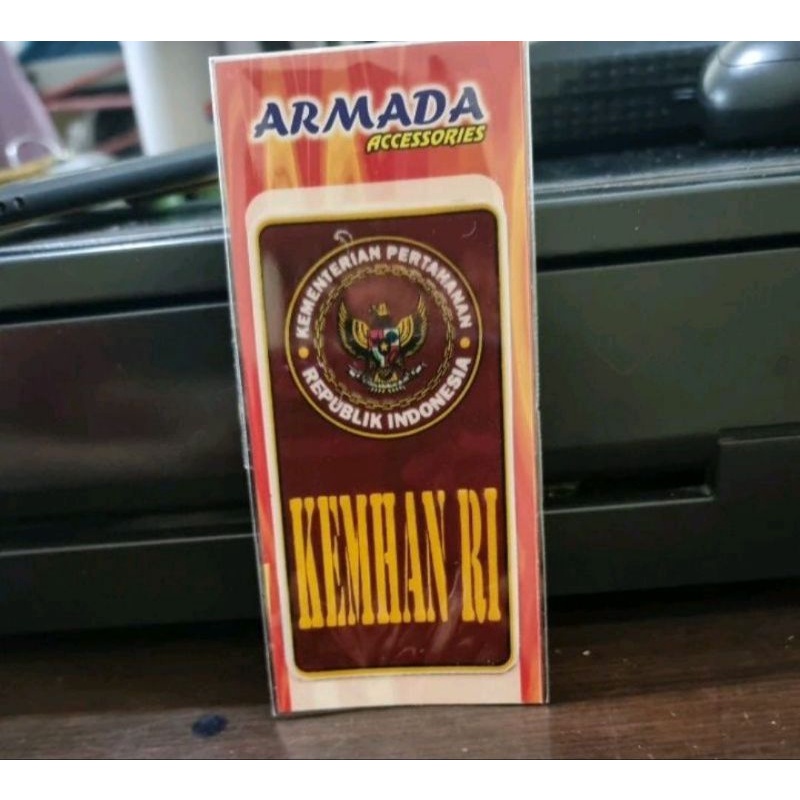 

Stiker PVC Panjang Kementrian Pertahanan | Stiker PVC Kemhan Ri