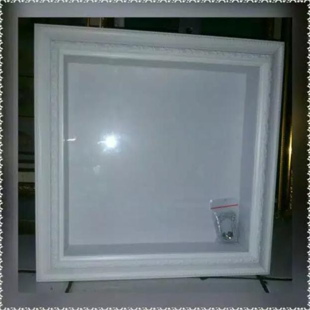Bingkai Frame 3d Scrabok Ukir Putih Polos Uk 30x30cm Putih Order Yukkk Shopee Indonesia
