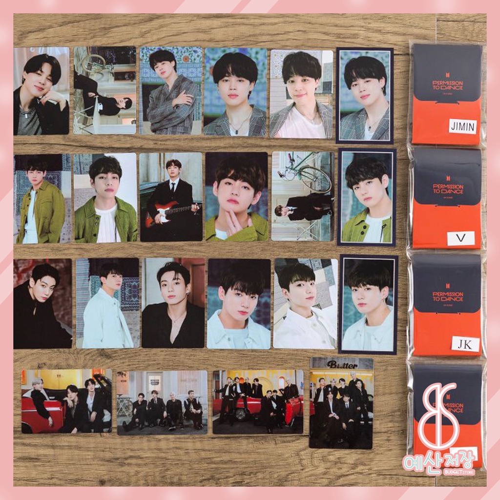 [BS] BISA COD 6pcs &amp; 7pcs Photo Card BTS KPOP Message From Kartu Foto Lomo Card PTD Permission To Dance  On Stage - KP9167