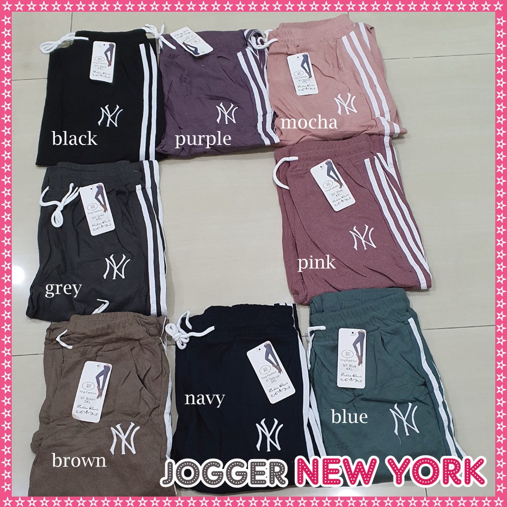 Jogger NY / Jogger New York / celana jogger wanita / Jogger Import