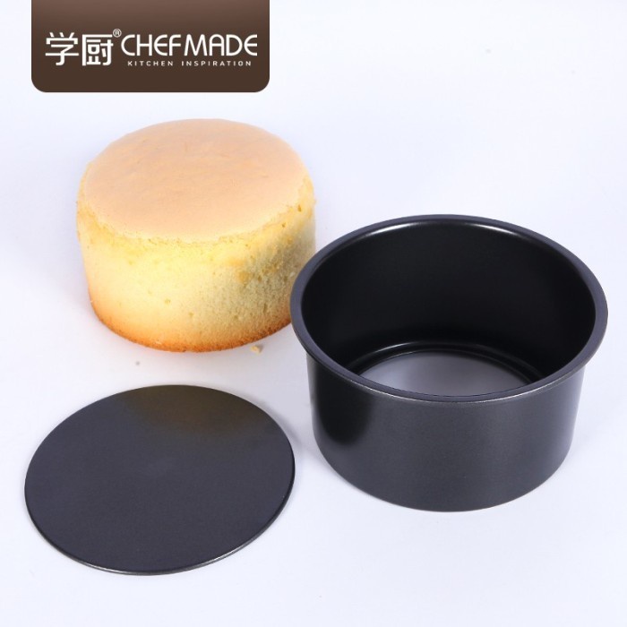 Chefmade WK9793 Round Removable Bottom BLACK 6 inch / Loyang Bongpas