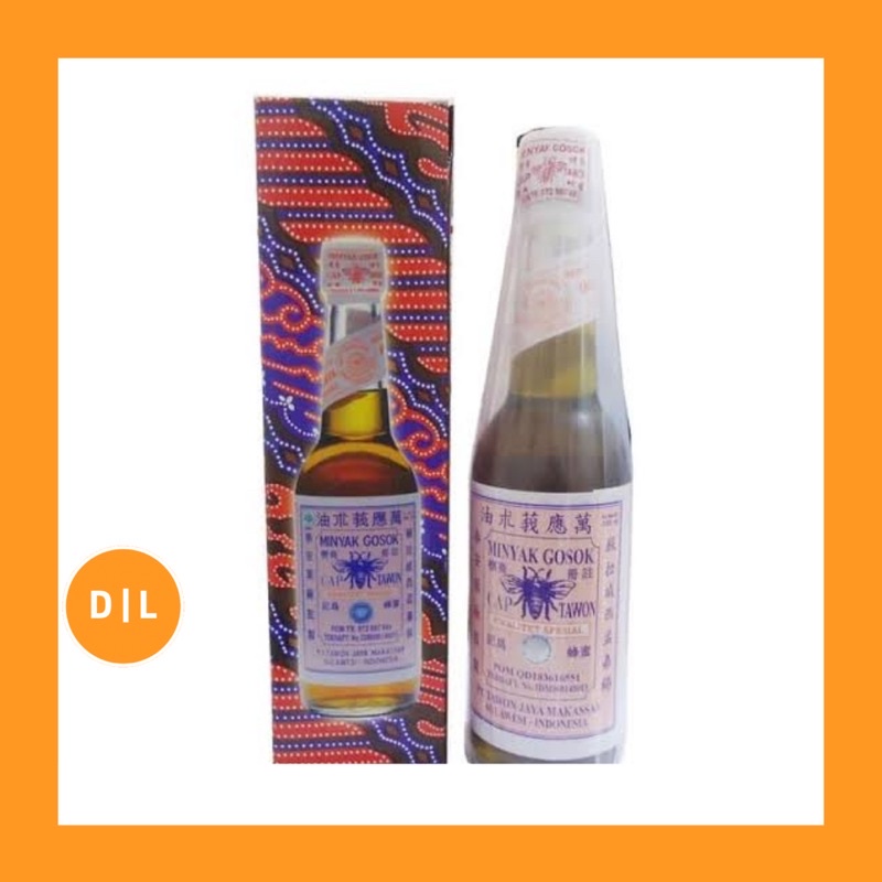 Minyak Gosok cap Tawon Tutup Putih Asli 330ml / original 330 ml