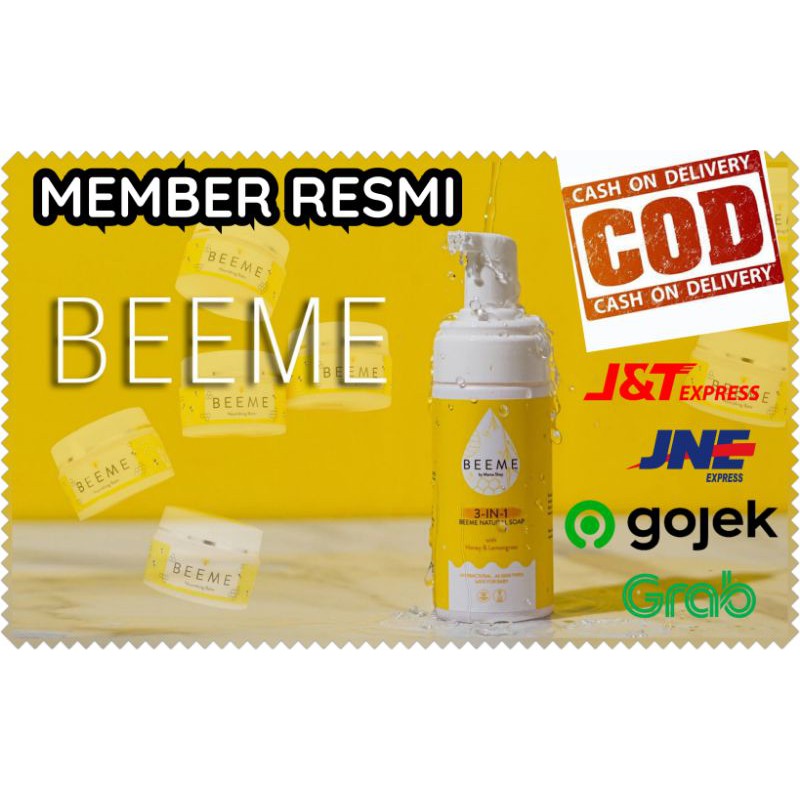 3in1 BEEME Natural Soap by Mama Shey aman untuk bayi sabun wajah dan tubuh mengandung honey