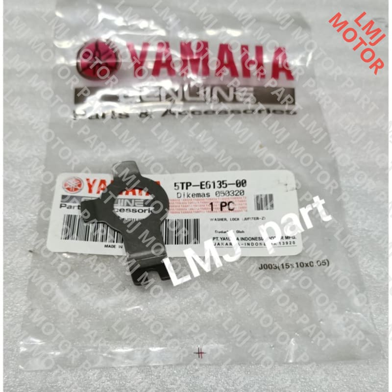 (100% ORI ) PLAT KLEMAN TAHANAN MUR KOPLING WASHER LOCK JUPITER Z VEGA R 5TP-E6135 Keren