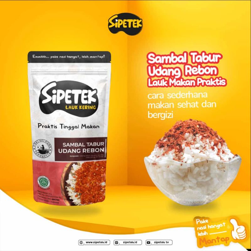 

sipetek sambal tabur rebon