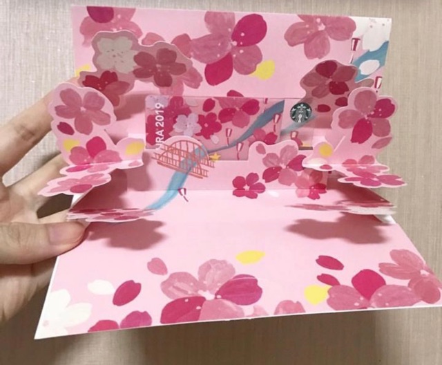 Starbucks Japan Sakura Card part 2 2019 with Sleeve