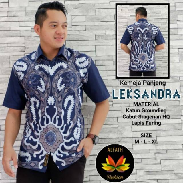 Batik pria lengan pendek | kemeja batik pria lengan pendek | batik lengan pendek murah solo