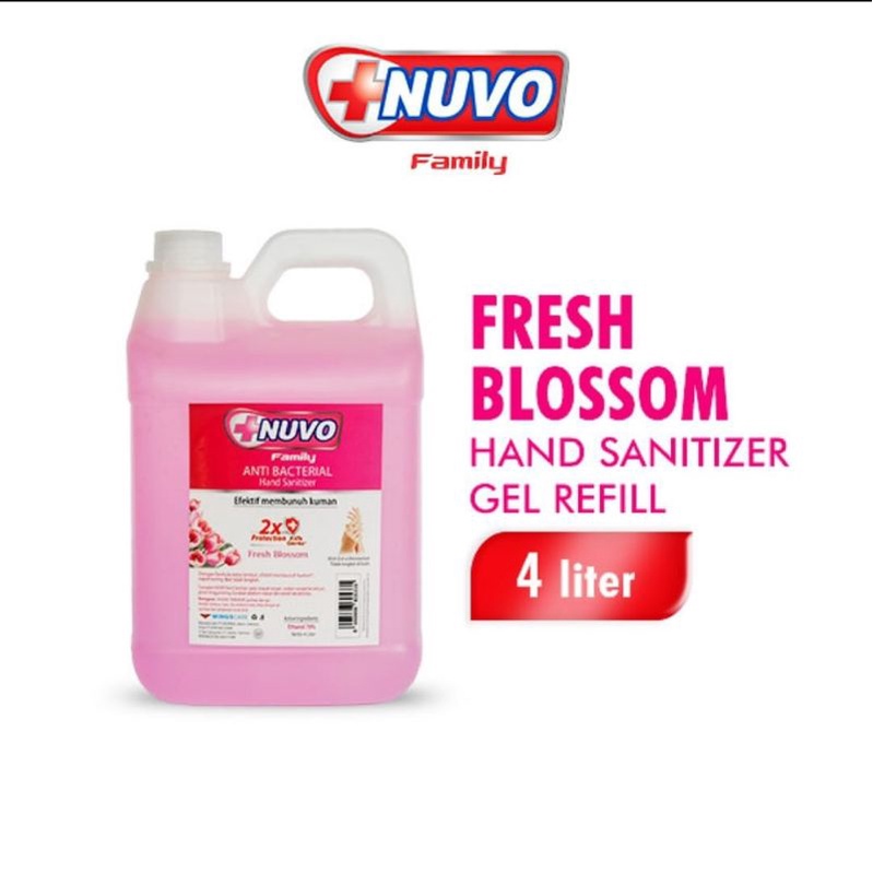 Nuvo Hand Sanitizer Fresh Blossom Jerigen 4 liter