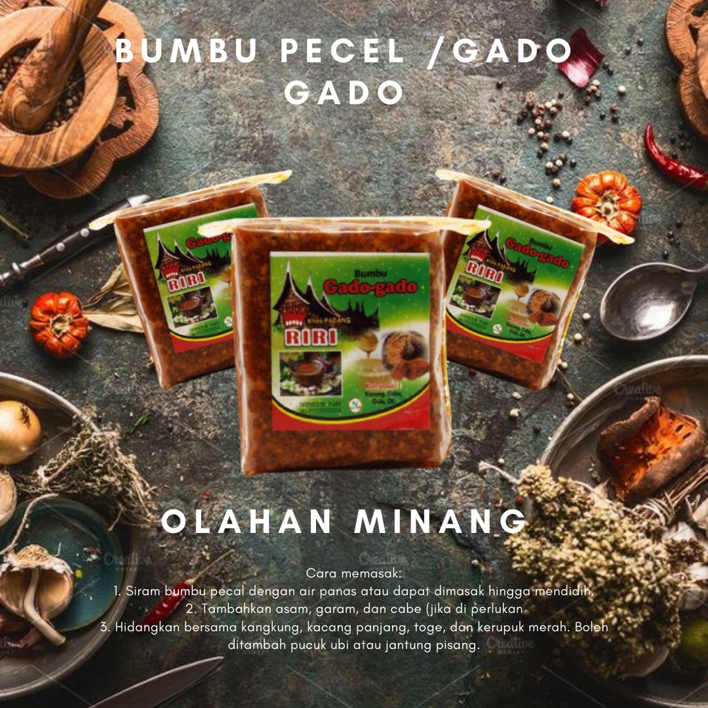 

Bumbu Pecel / Bumbu Pecel Riri / Bumbu Kacang / Sambal Pecel