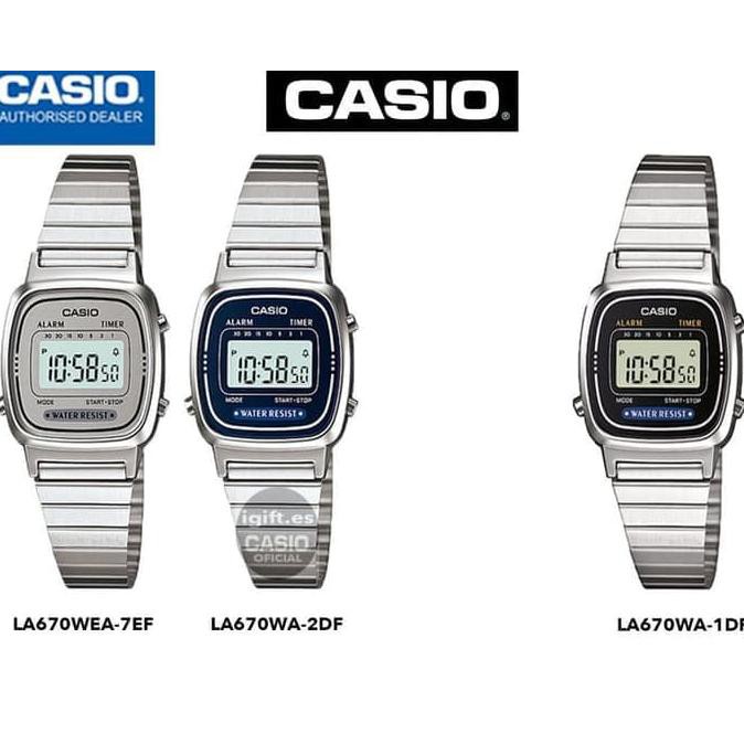 Jam Tangan Wanita / Cewek Casio LA 670WA Original