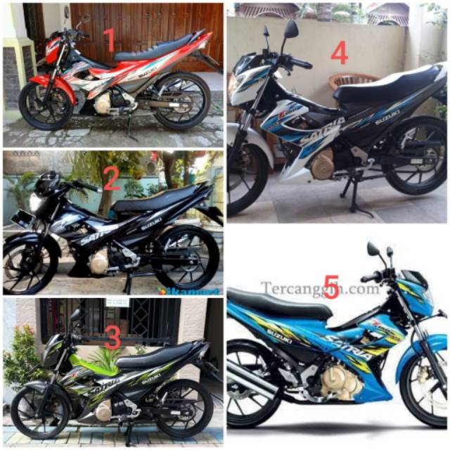 STIKER STRIPING SATRIA F 2013