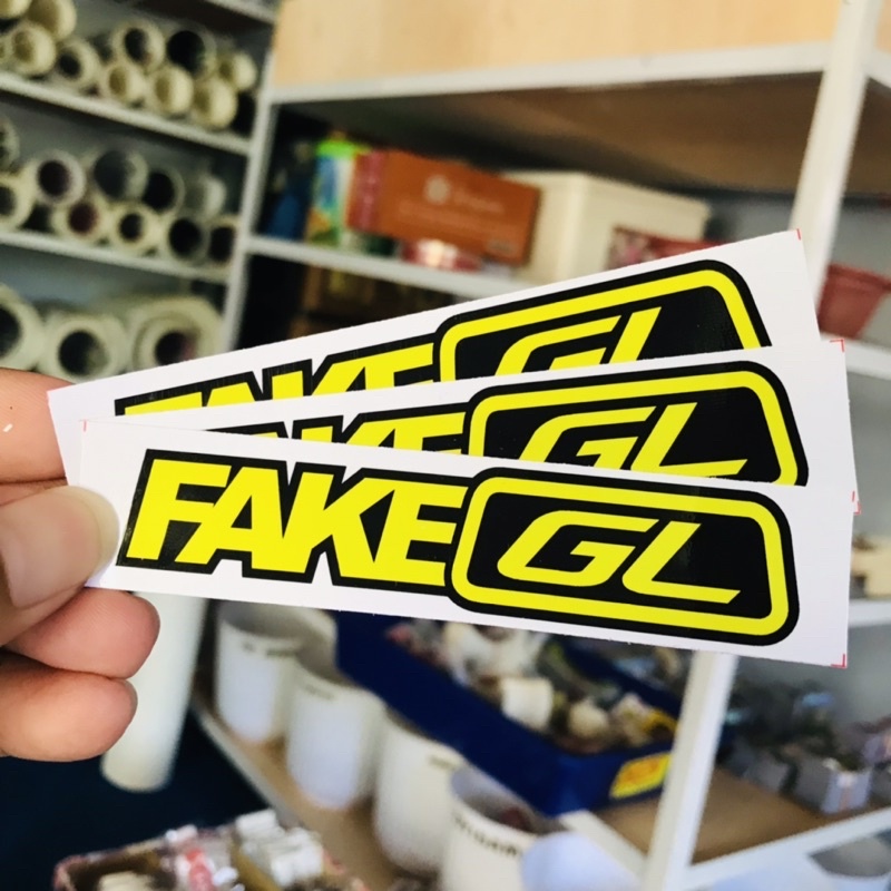 Stiker Motor Racing Anti Air - Fake Tiger Fake Beat