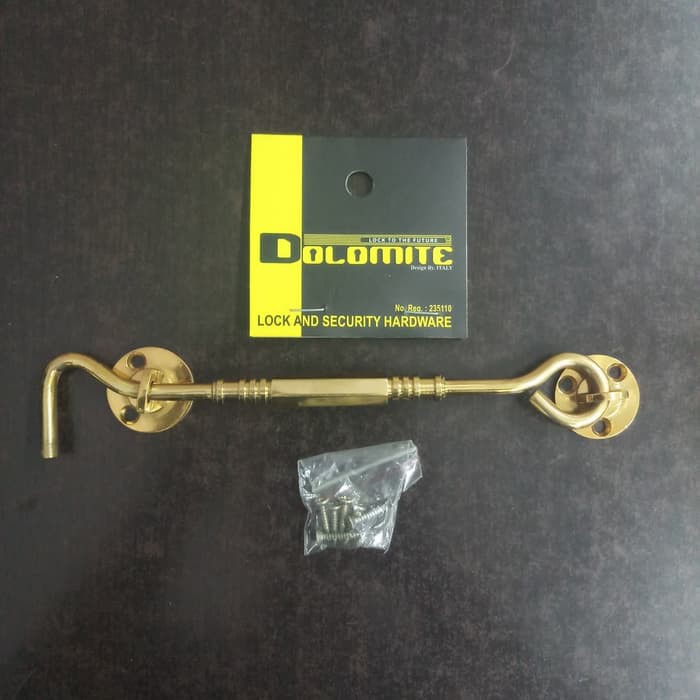 HAK ANGIN / KUNCI JENDELA / PENAHAN JENDELA KUNINGAN MURAH