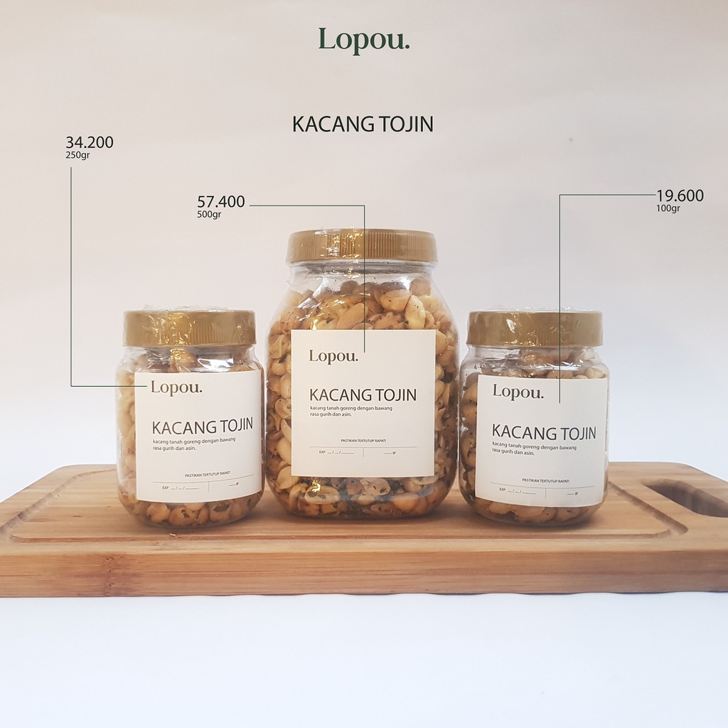 

Lopou Kacang Bawang Kacang Tojin 100 gr