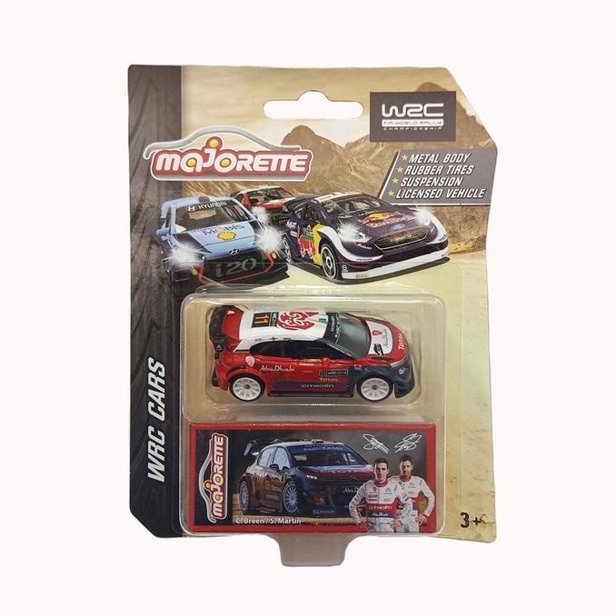 WRC Citroen C3 2018 Total Majorette 1/64 Diecast Mobil Mainan Miniatur