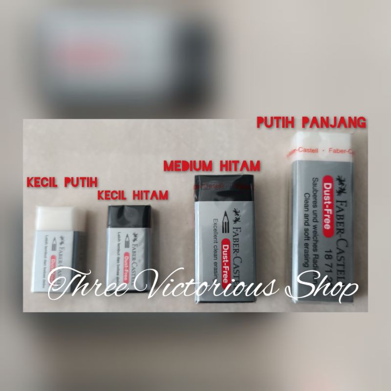 

original penghapus pensil faber Castell dust free eraser