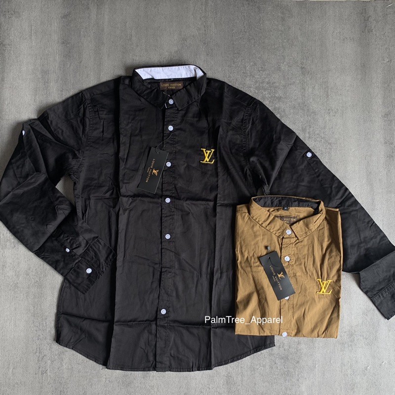 Kemeja Lengan Panjang Pria Louis Vuitton LV Import