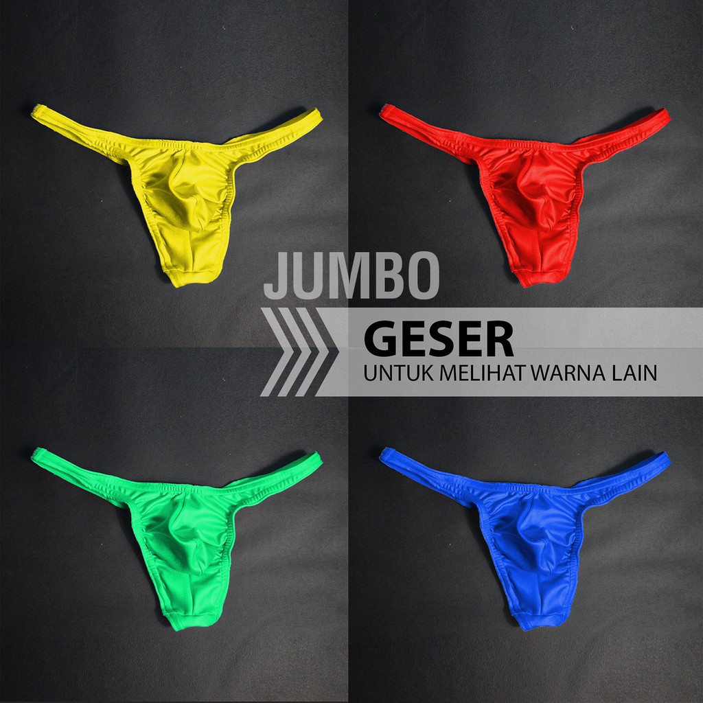 Celana Dalam Thong Pria Seksi Big Size Warna Warni Gstring Pria Jumbo Sexy
