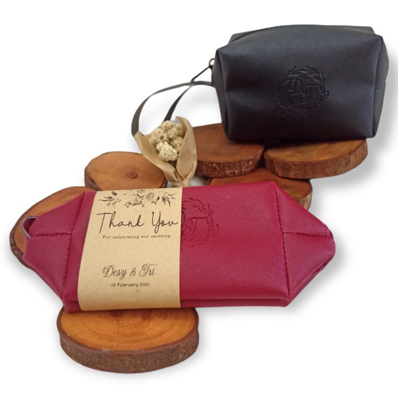 Souvenir Pouch Nikahan / Gift Pernikahan Dompet / Dompet Mini kosmetik