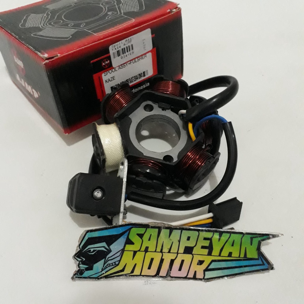 Spull Spul Stator Assy Motor Shogun Shogun 125 Smash Satria F Blade / Revo Abs Megapro Kaze AJMP