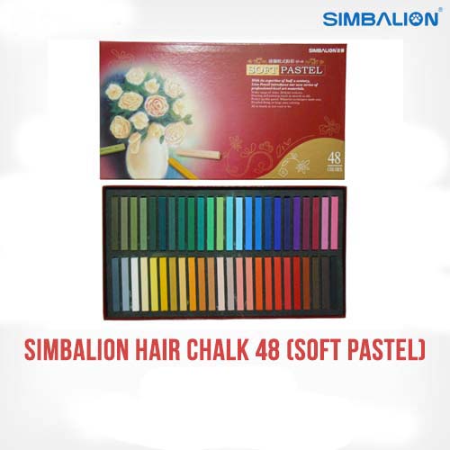 

Simbalion Krayon Pewarna Rambut Warna Pastel/ Kapur Cat Rambut/Pewarna Rambut Semetara
