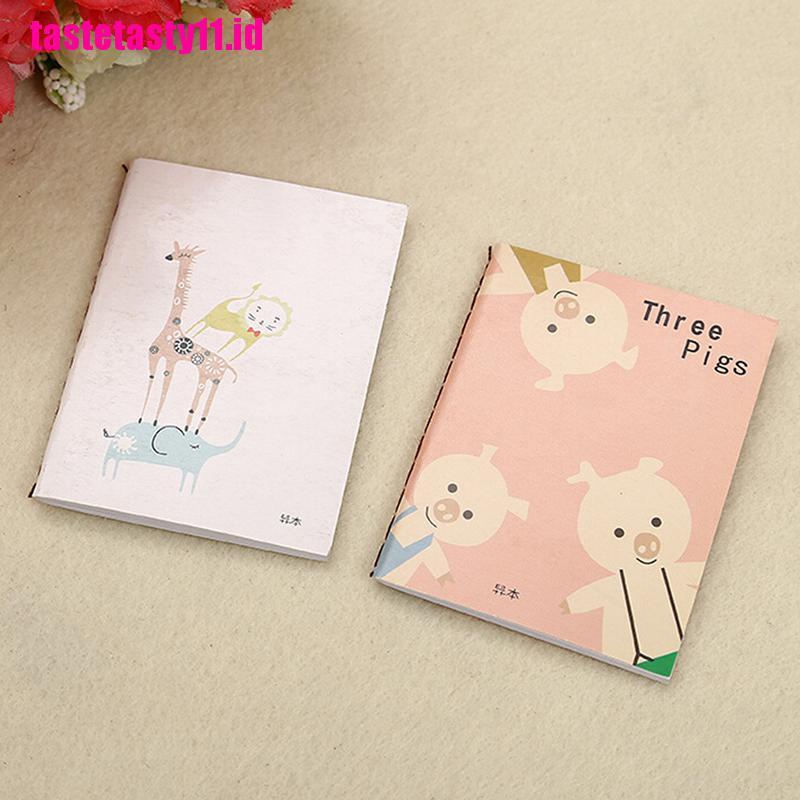 1 Pc Buku Catatan / Diary / Jurnal Mini Motif Kartun Lucu