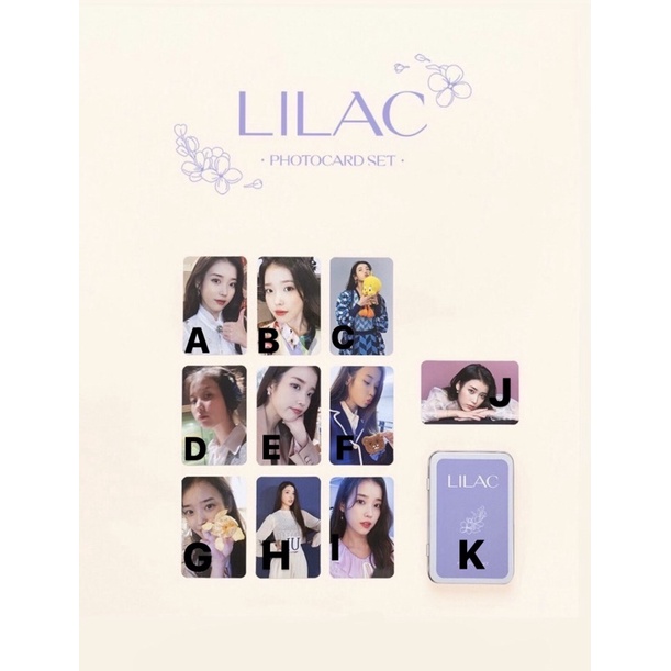 IU LILAC PHOTOCARD SHARING