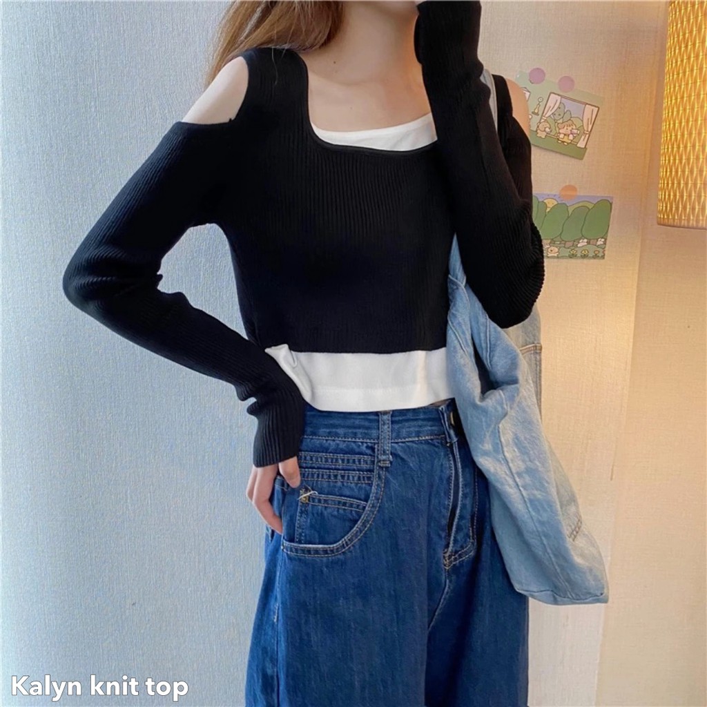 Kalyn knit top -Thejanclothes