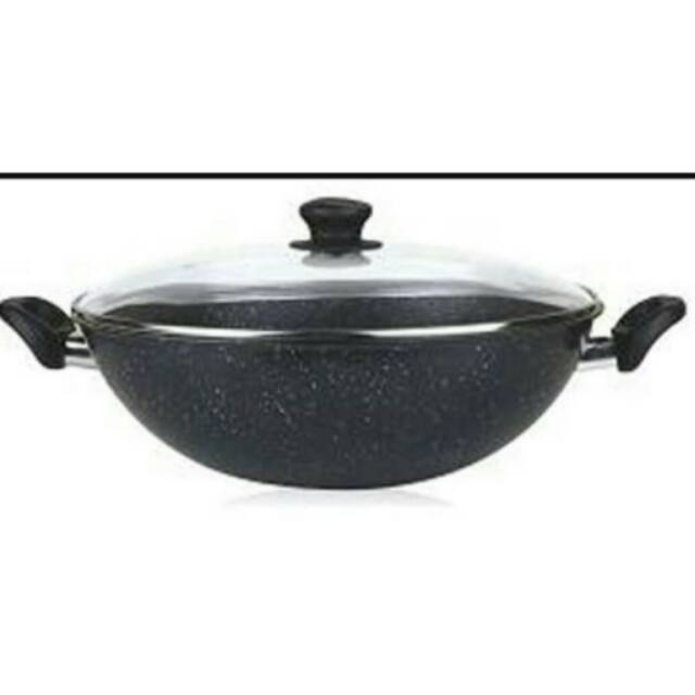 Cosmos Marble CW 34 MBC F - Wok Pan 34 cm - with Cover